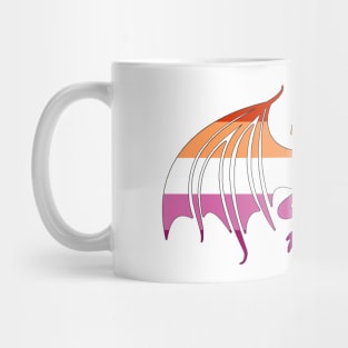 Lesbian Pride Dragon Mug